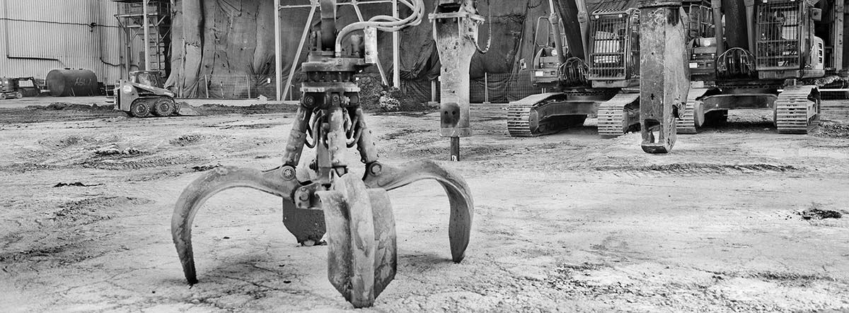 Heavy machinery in Compostilla